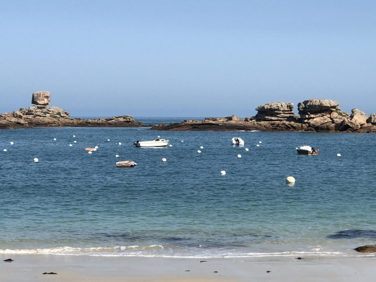 Appartement Spacieux Avec Wifi Et Parking A Tregastel, Proche Plage - Fr-1-368-18 Kültér fotó