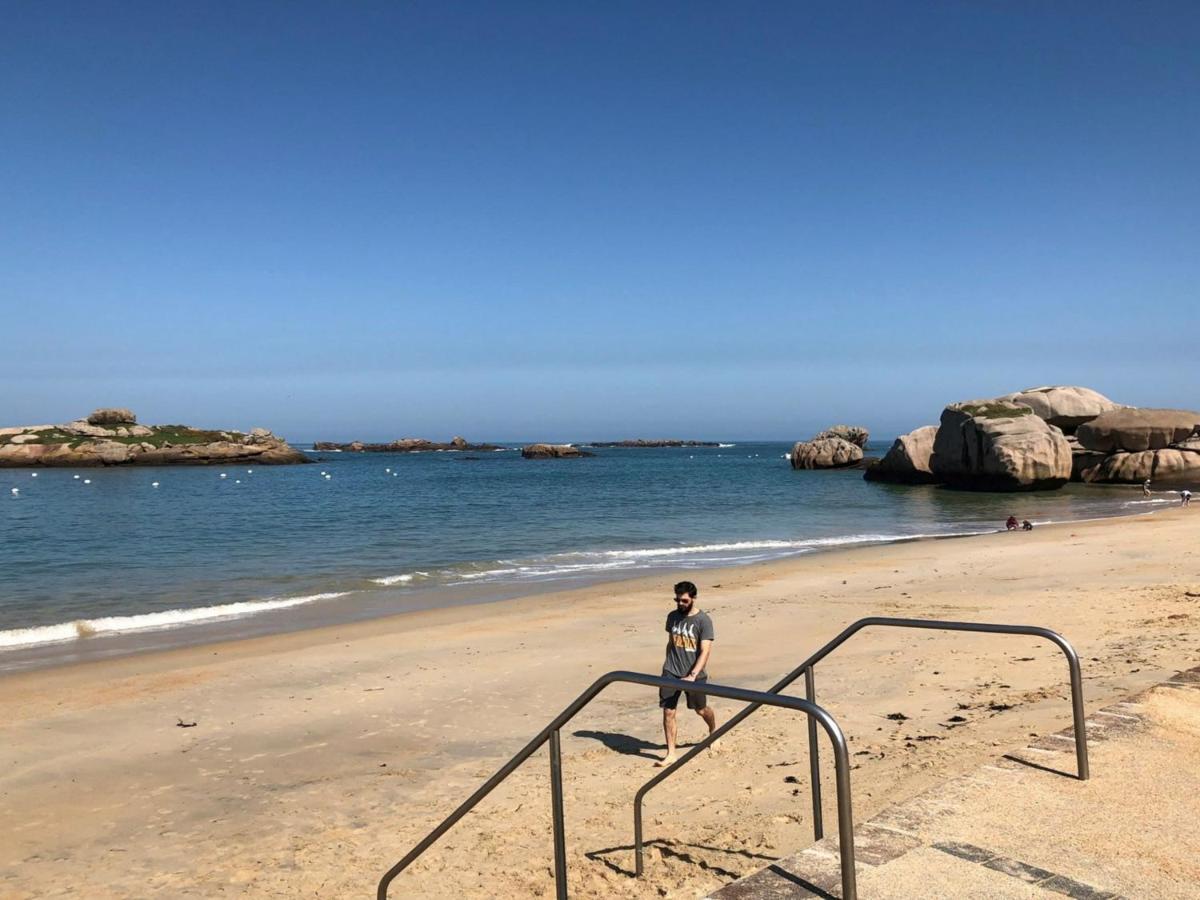 Appartement Spacieux Avec Wifi Et Parking A Tregastel, Proche Plage - Fr-1-368-18 Kültér fotó