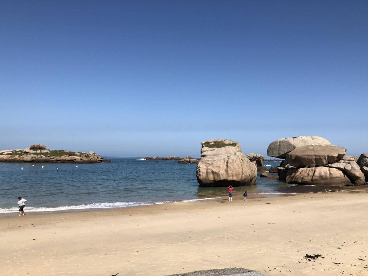 Appartement Spacieux Avec Wifi Et Parking A Tregastel, Proche Plage - Fr-1-368-18 Kültér fotó